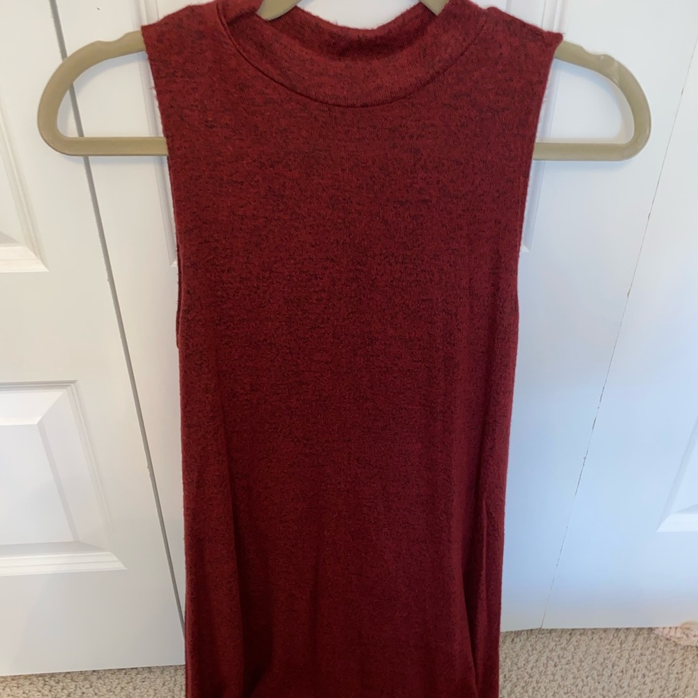 mock neck t shirt dress